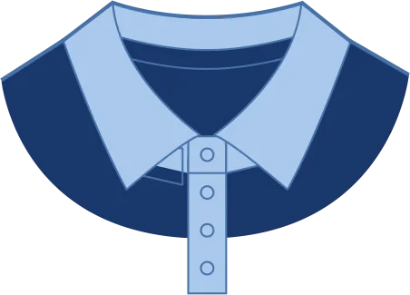 traditional polo collar