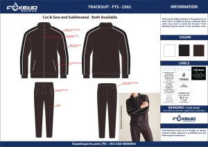 sublimated tracksuit FTS-2302