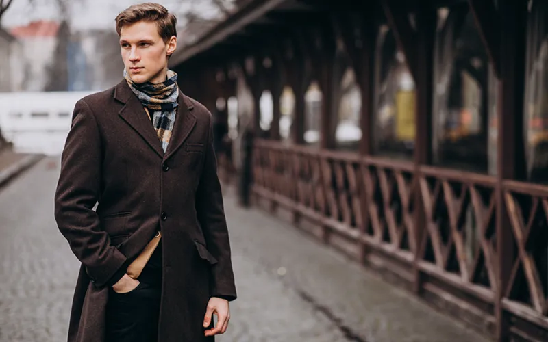 boy wearing Tweed Jacket