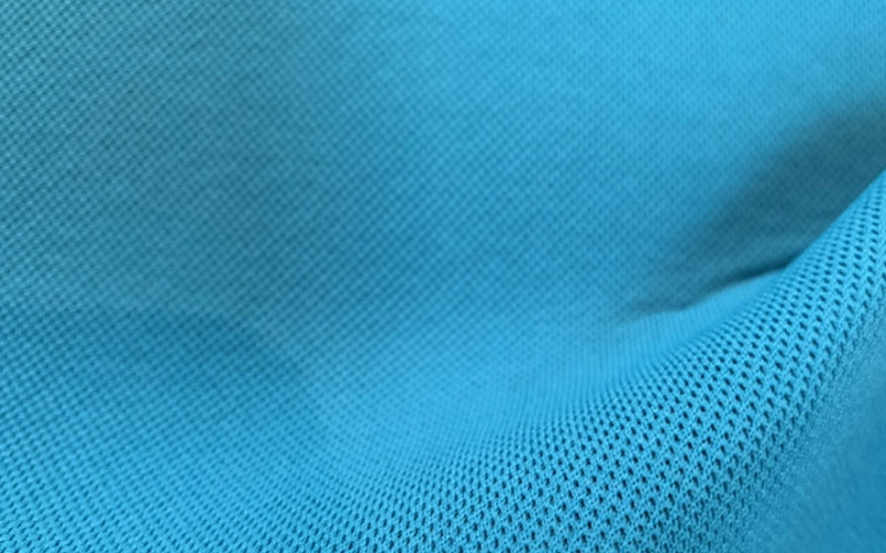 sky color ECONYL fabric