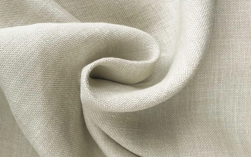 cream color Hemp Sustainable Fabric